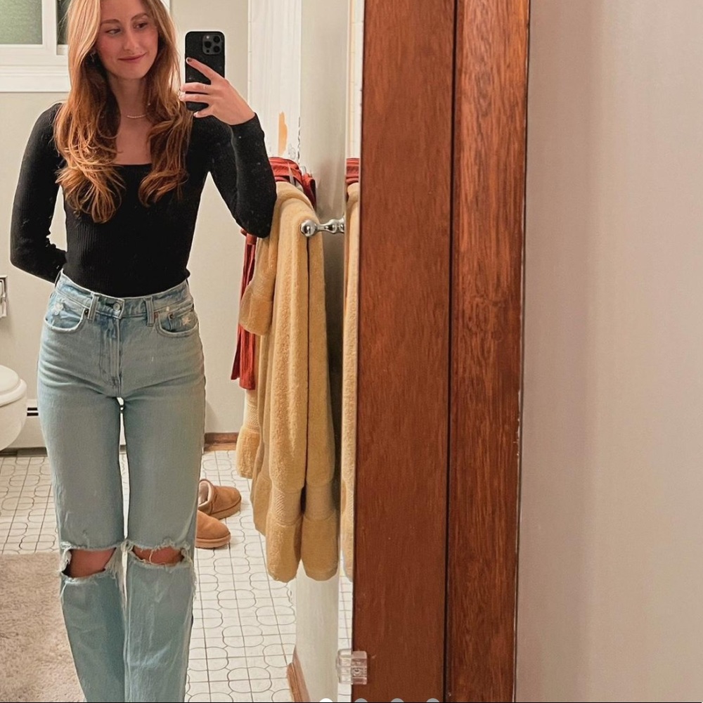 Abercrombie ultra high rise jeans